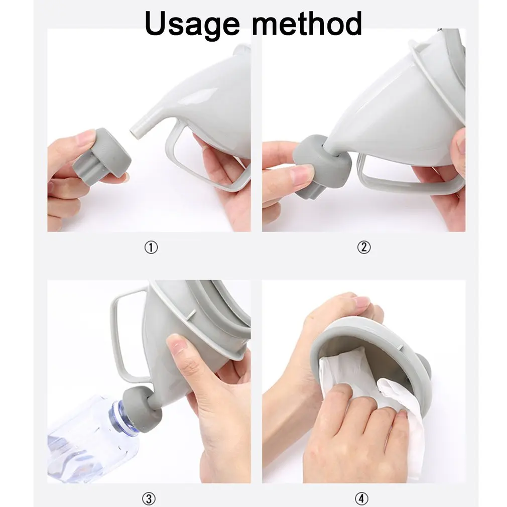 Portable Outdoor Travel Car Use Urine Bottle Urinal Funnel Tube Children Women Urination Device Stand Up & Pee Toilet Tools