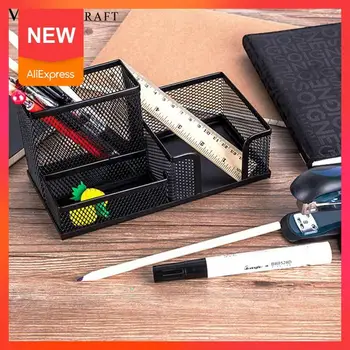 

Vividcraft 1pc Office Organizer Desk Organizer Metal Pen Holder Office Round Stationery Container Pencil Black Cosmetic Sup Z8E5
