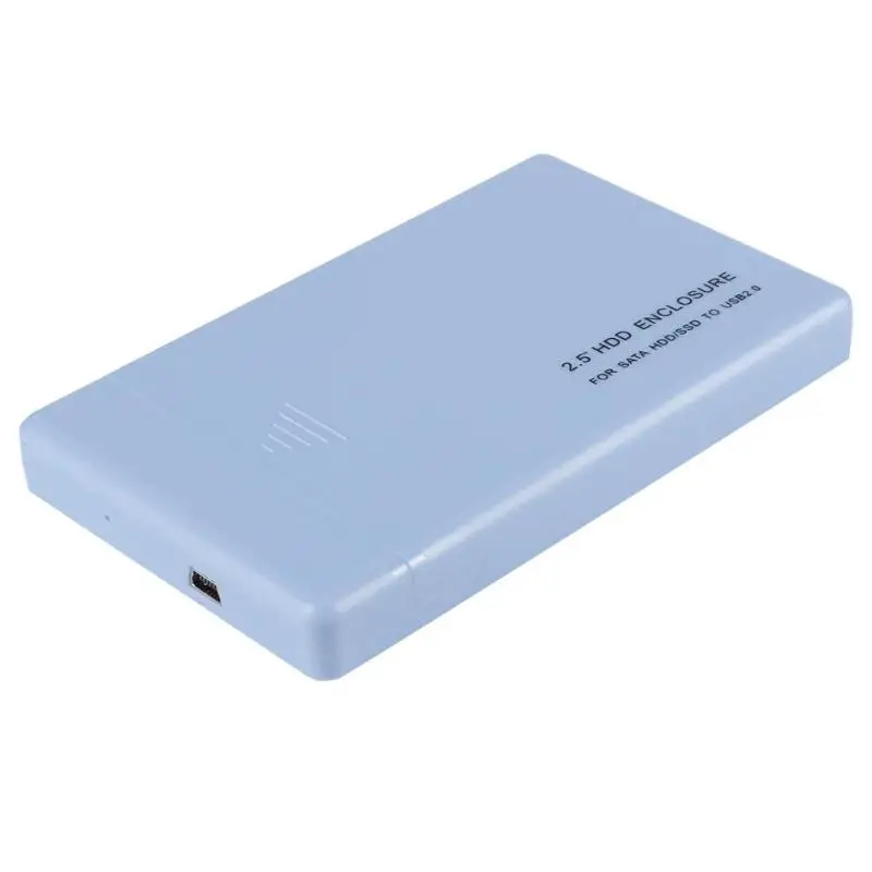 2,5 дюймов USB2.0 SATA2.0 коробка для жесткого диска корпус для внешнего жесткого диска инструмент Поддержка 3 ТБ корпус для внешнего жесткого диска, лидер продаж