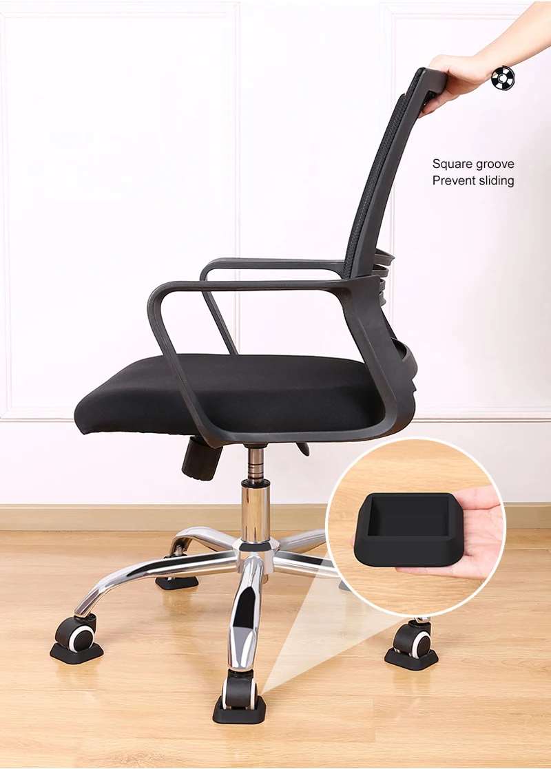 5PCS Rubber Furniture Caster Cups Sofa Chair Bed Foot Wheel Stoppers Prevents Scratches Hardwood Floor Protectors Black 5PCS Rubber Furniture Caster Cups Sofa Chair Bed Foot Wheel Stoppers Prevents Scratches Hardwood Floor Protectors Black