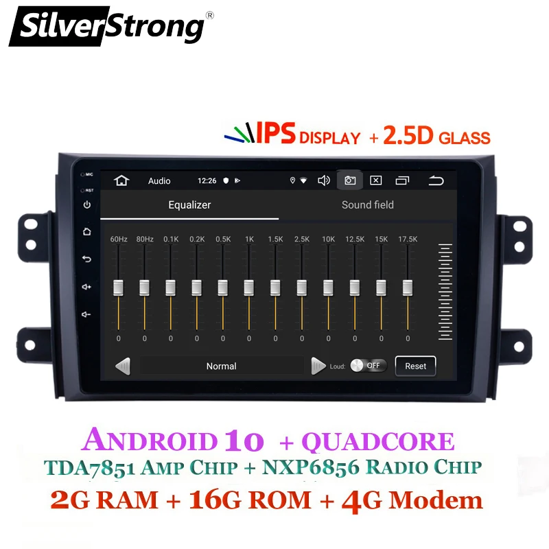 SilverStrong ips 2.5D 2Din Android10 радио автомобиля gps для SUZUKI SX4 MP4 MP3 Maruti радио для FIAT Sedici Navitel gps Navi