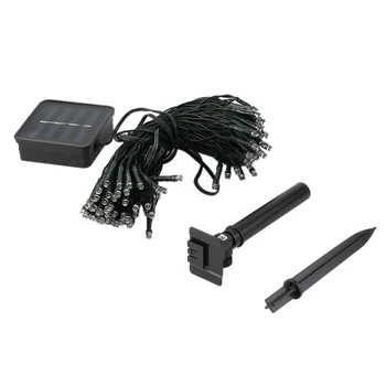 

15M 100LED IP68 Solar Powered LED String Lights Steady/Flash Modes Waterproof Christmas Festival Party Fairy Lighting Strings