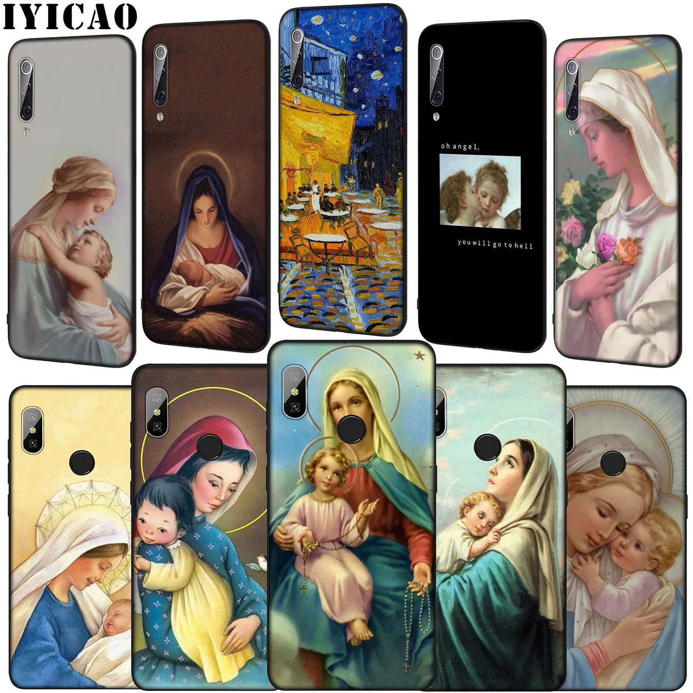 Мягкий чехол для телефона Virgin Mary Christian Christmas Xiaomi Mi 10 9 9T A3 Pro CC9 CC9E 8 SE A2 Lite A1 6 pocophone f1 Mi10