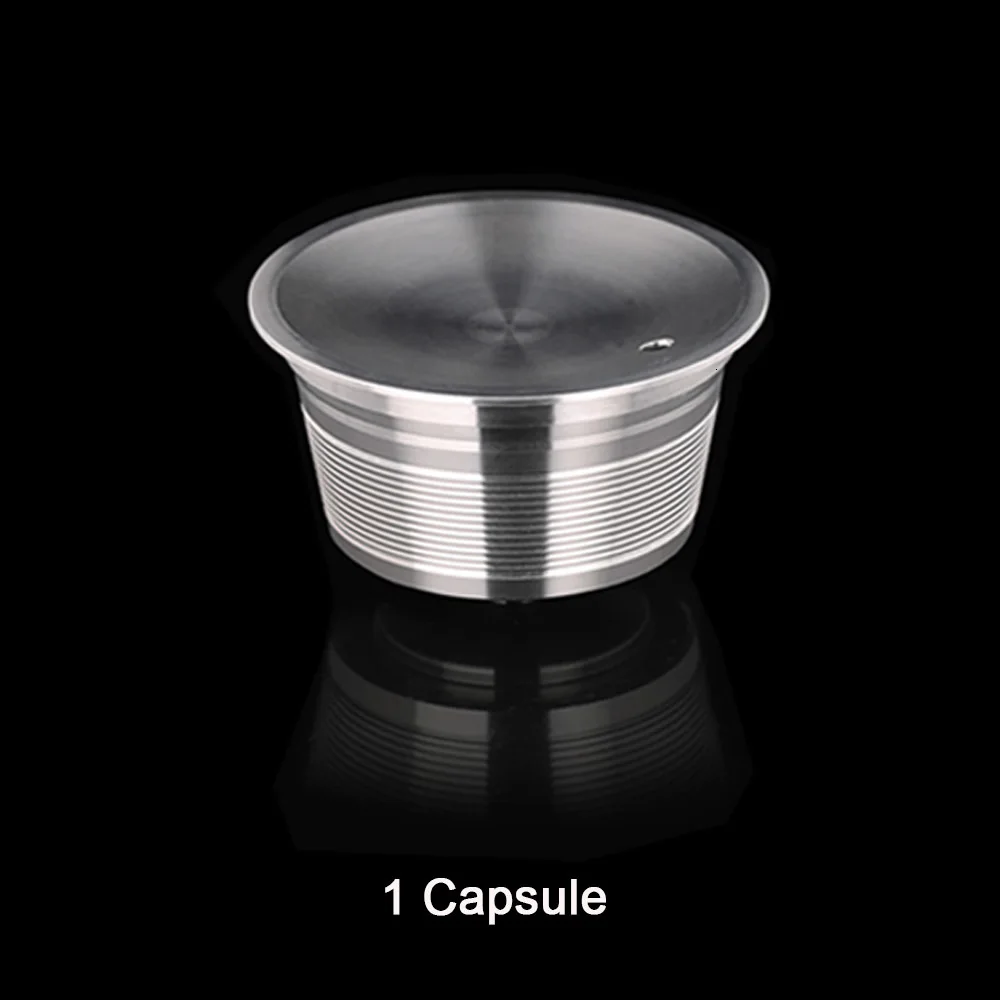 1 PCS Capsule Из нержавеющей стали многоразового использования Nescafe dolcee Gusto капсулы многоразового использования dolcegusto металла капсулы использования 500 раз капсулы многоразового использования - Цвет: 1 PCS Capsule