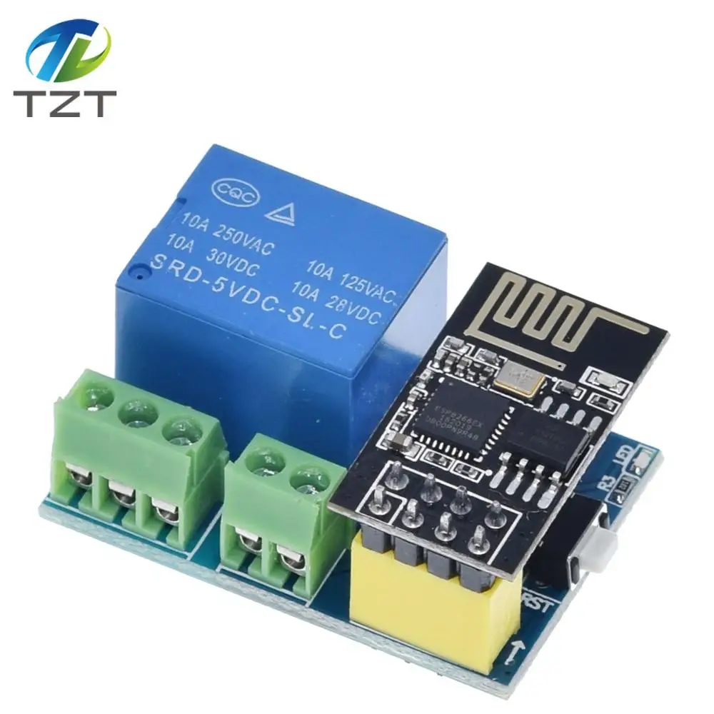 ESP8266 ESP-01S 5 в wifi релейный модуль вещи умный дом дистанционное управление переключатель для Arduino телефон приложение ESP01S беспроводной wifi модуль - Цвет: ESP-01S and relay