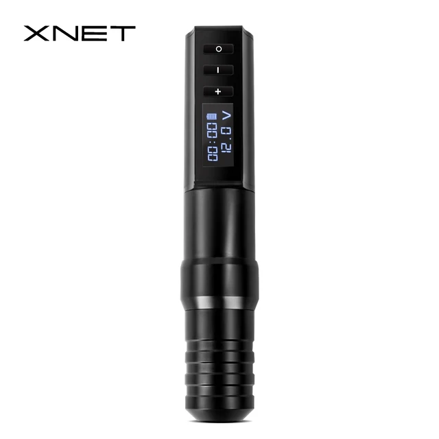 Ambition xnet professional wireless tattoo machine gun pen with portable power coreless motor digital led display