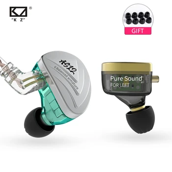 

KZ AS12 6BA Drive Units In Ear Earphone 6 Balanced Armature HIFI Monitoring Earphone Headset Earbuds KZ ZS10 PRO AS10 ZSN PRO