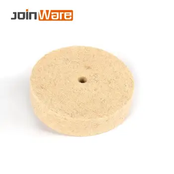 

2Pcs 125mm Wool Felt Polishing Buffing Wheel Bore 10mm for Metal Marble Glass Ceramics
