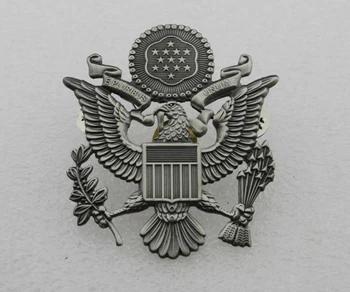 

United States AIRFORCE officer hat emblem Pin badge - Replica TV/Movie Prop pin Badge