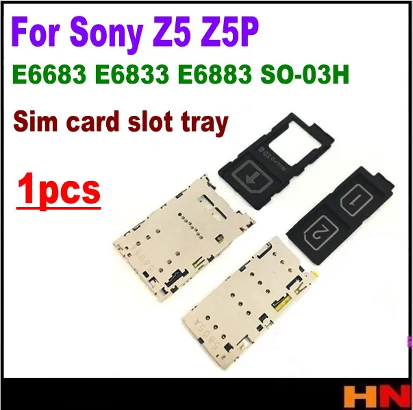 1 шт. для SONY Z5 Z5P E6683 E6833 E6883 SO-03H слотом sim-карты одной адаптер держателя слота |