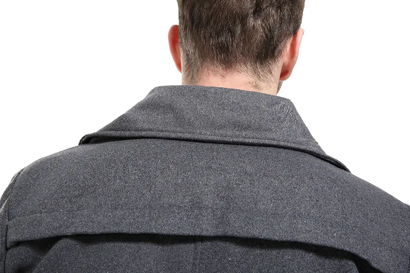 Hombre пальто куртка Тренч для мужчин ветровка Masculino Тонкий ветрозащитный плащ Мужская одежда осенняя однотонная MOOWNUC