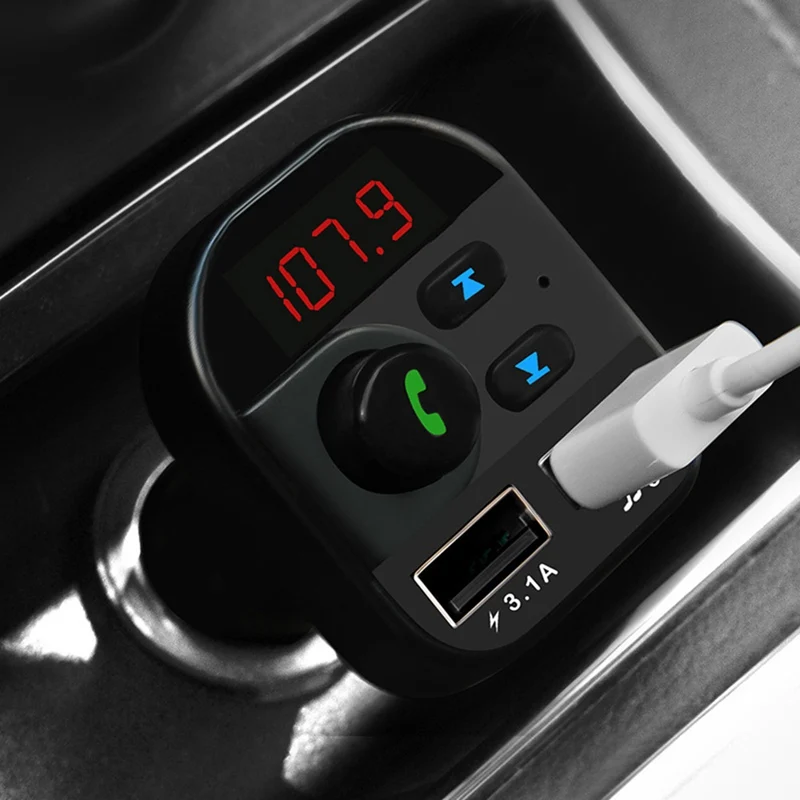 Автомобильный громкой связи беспроводной Bluetooth комплект fm-передатчик lcd Автомобильный MP3-плеер USB зарядное устройство fm-модулятор автомобильные аксессуары