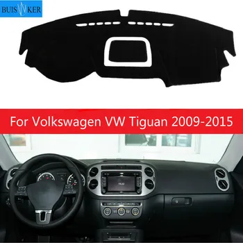 

Car Dashboard Cover Mat Dashmat Pad Anti-UV Sun Shade Instrument Panel Carpet Accessories For Volkswagen VW Tiguan 2009-2015