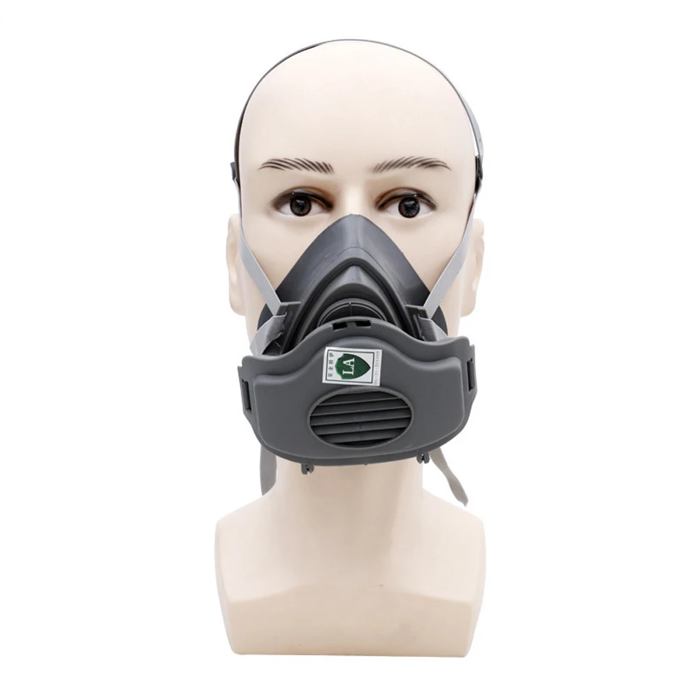 

Half Face Gas Mask Painting Spraying Respirator Protect Dust Mask for Safety Work Filter Welding Spray Protective Anti Pollution
