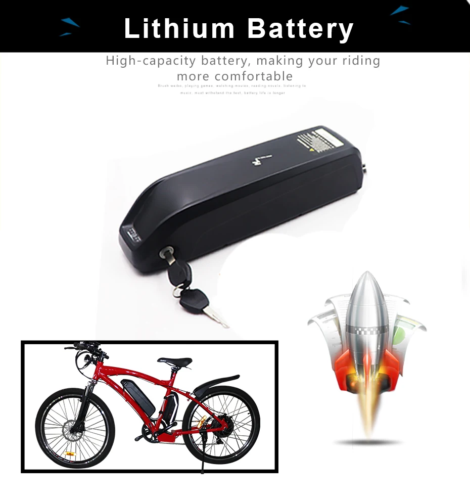 Cheap BAFANG 36V 250W Motor Wheel Electric Bicycle Kit with Battery 8FUN Hub Motor e Bike Bicycle Electric Bike Conversion Kit 9