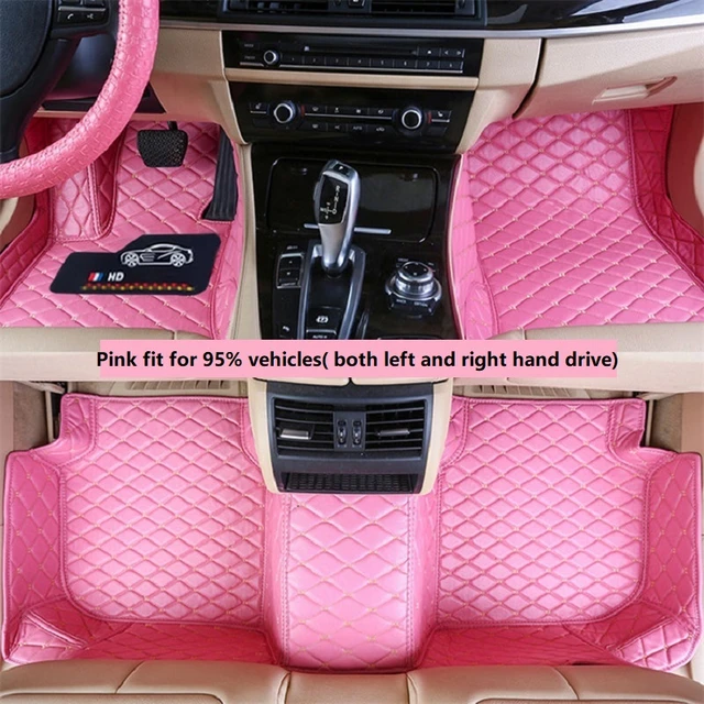 Polymères de sol roses personnalisés pour voiture, accessoires