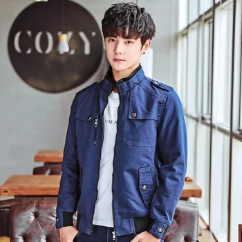 

2020 Military Jacket Men Spring Autumn Cotton Windbreaker Pilot Coat Army Men's Bomber Jackets Cargo Flight Jacket Male Clothes