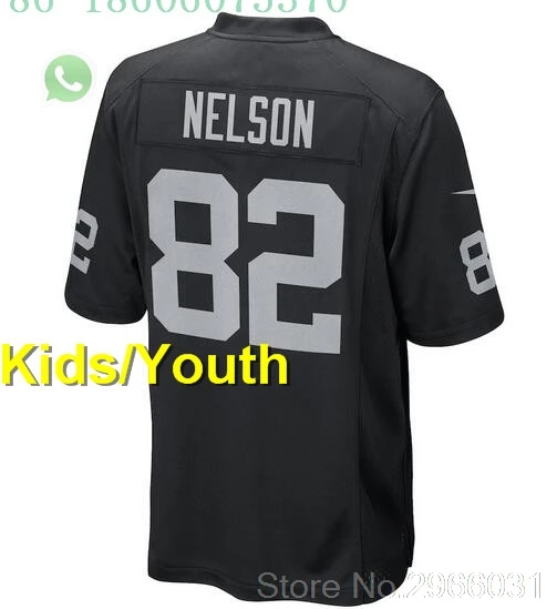 for kids youth Даллас А+++ качество Дети молодежи 24 marshawn lynch 52 khalil mack 89 amari cooper 4 Дерек Карр Бо Джексон 34 Джерси - Цвет: for kids youth