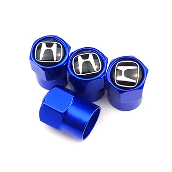 

4PCS Car Accessories metal Wheel Tire Valve Caps for Honda TYPER Civic XR-V HR-V Accord Car Accessories Car Styling
