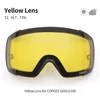 Copozz Magnetic Polarized Ski Goggles Anti-Fog Winter Double-Layers UV400 Protection Men Ski Glasses Eyewear with Lens Case Set 6