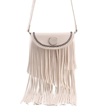 

New Tassel Literary Satchel Korean Version Of Casual Versatile Shoulder Sling Pouch
