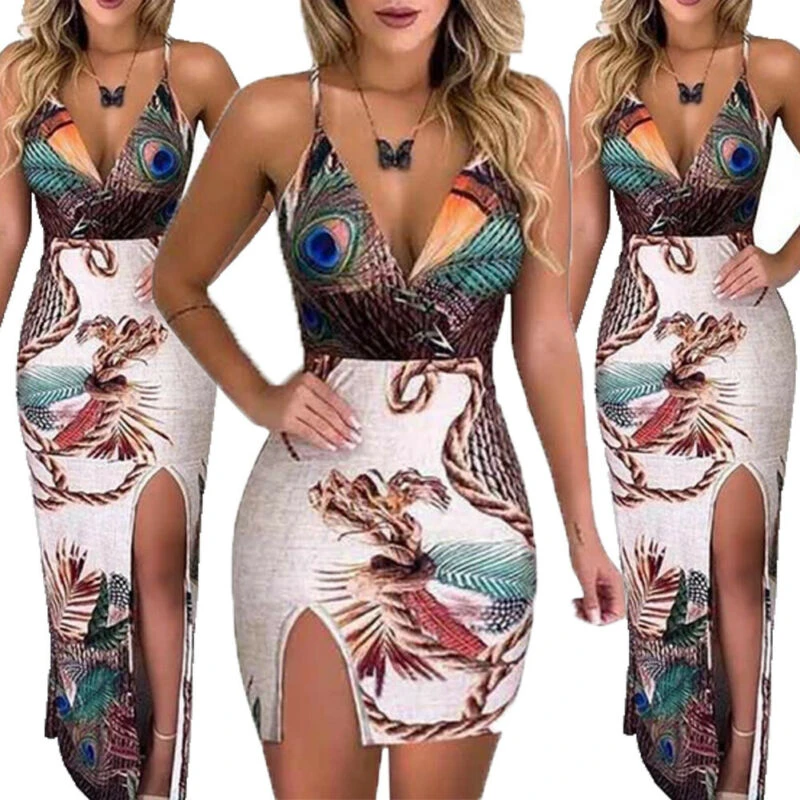 sexy womens sleeveless bodycon