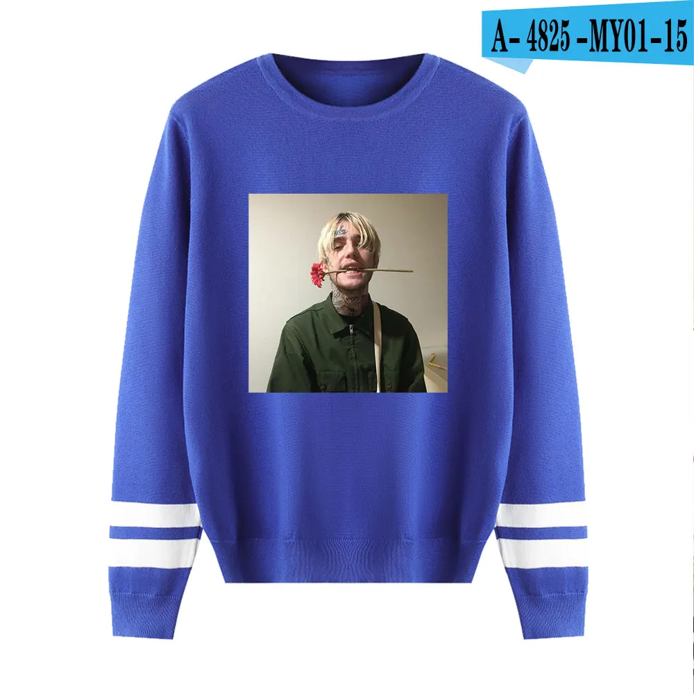 blue Lil Открытый свитер для мужчин/женщин Aikooki Горячая Новая мода классический принт Harajuku стиль свитер lil открытый популярный свитер Повседневный Топ - Цвет: blue