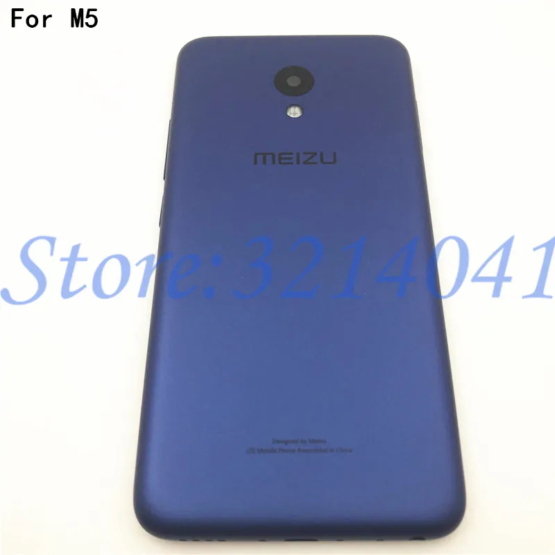 Чехол для задней батареи 5," для Meizu M5 M611D M611Y, чехол для задней батареи с боковыми кнопками+ объектив камеры+ лоток для sim-карты