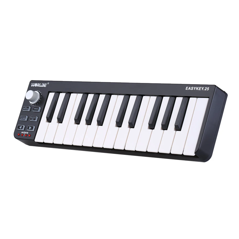  Professional Portable Keyboard Mini 25-Key USB MIDI Controller Easykey.25 Midi Keyboard