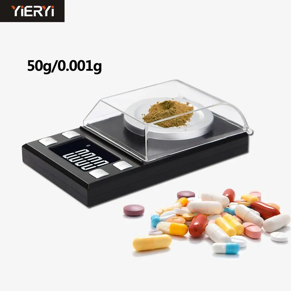 Цифровые ювелирные изделия Yieryi с ЖК дисплеем 0 001 г высокоточные портативные