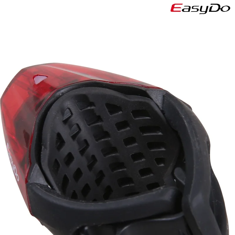 EASYDO USB Chargeable Bicycle Laser Tail Light Germany K-MARK Certificate Bike Cycling Rear Warning Breathable Seatpost LED Lamp