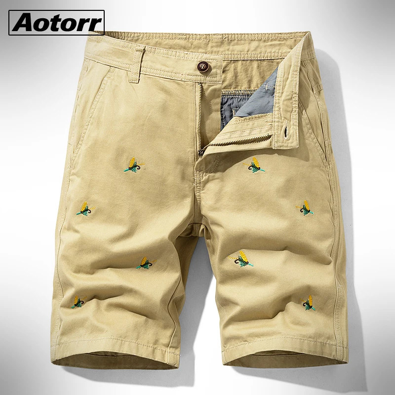 mens khaki work shorts