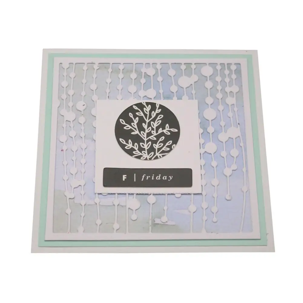  DIY Etched Carbon Steel Cutting Dies for Scrapbook Leaves Background/Invitation Lace/Greeting Card  - 4000210456580