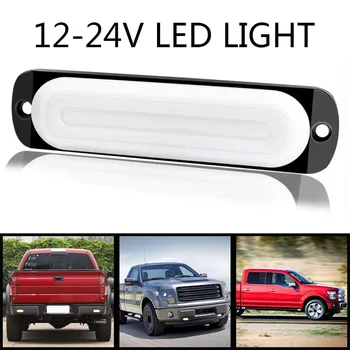 

12V 24V 18W Ultra Slim 10 LED Truck Side Marker Lamp Strobe Warning Light for Car Auto Trailer Lorry LED Side Marker Lights Lamp