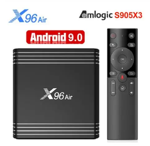 

X96 Air Android 9.0 Smart TV BOX Amlogic S905X3 4G DDR3 64G 32G EMMC ROM Set Top Box 4K 8K Netflix Wifi media player TV Receiver