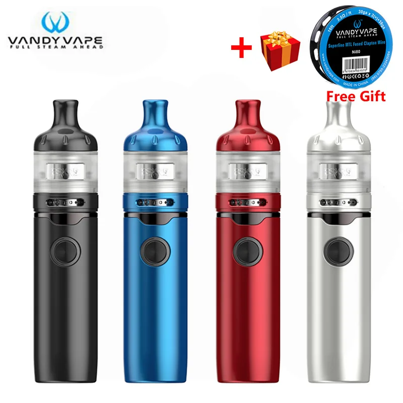 Оригинальный vandy Vape Berserker S AIO комплект BSKRS Vandyvape электронная сигарета ручка 1100 мАч