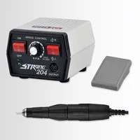 Strong 204 65W Electric Nail Drill Machine 35000rpm Strong 210 102L Handpiece Electric Manicure Set Pedicure Machine Equipment 1