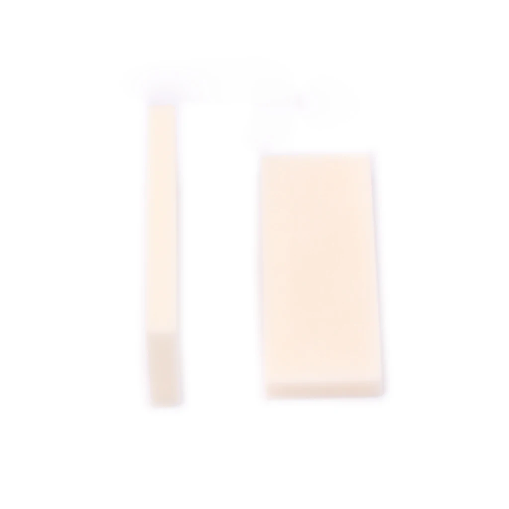 5 Pieces DIY Your Own String Bridge Saddles Nuts Buffalo Bone for Dobro Parts 5 Pieces DIY Your Own String Bridge Saddles Nuts Buffalo Bone for Dobro Parts