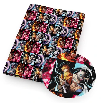 

David accessories 50*145cm Printed Textile Polyester Cotton Fabric Patchwork for Dress Making Pillar Quilting Sewing,1Yc11514