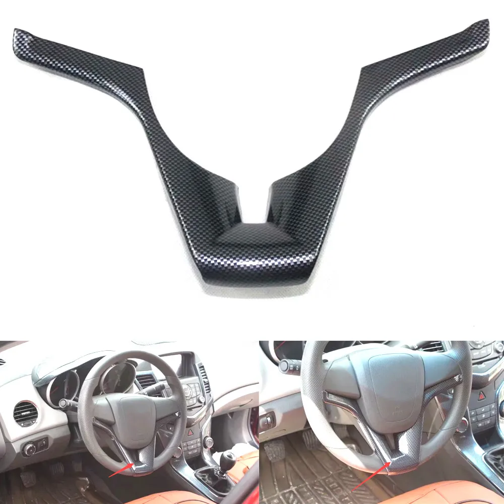 For Chevrolet Cruze 2009-2013 Car Steering Wheel Decoration Bezel Stickers Interior Accessory 4 Colors | Автомобили и мотоциклы