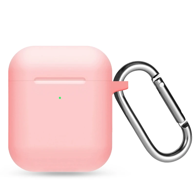 Жидкие силиконовые наушники корпус для AirPods анти-грязь APPLE airpods чехол розовый черный темно-синий желтый красный