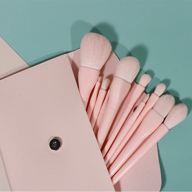 Набор кистей для макияжа 10 шт. основы под макияж пудры румян теней консилера губ