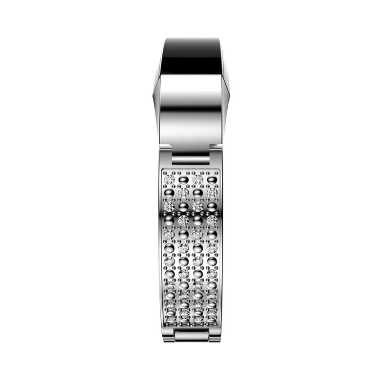 Сменный ремешок для наручных часов, металлический ремешок с бриллиантами, Элегантный ремешок на запястье, круглый дизайн, ремешок для часов Fitbit Alta/Alta hr