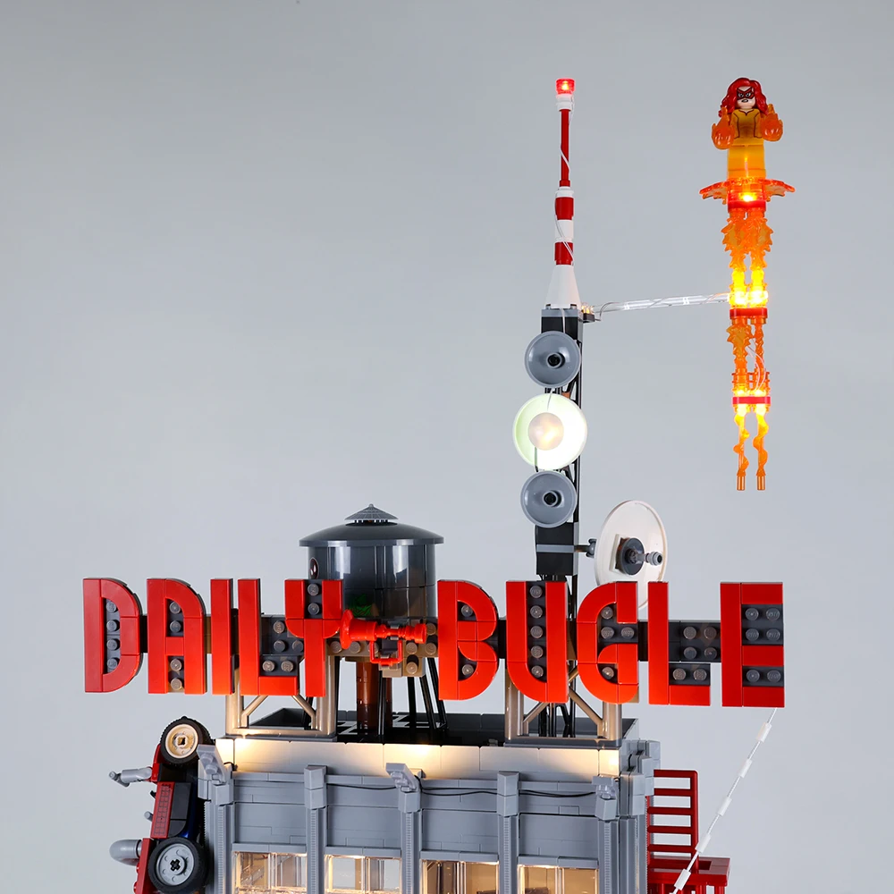 EASYLITE LED Light Set For 76178 Daily Bugle Blocks Bricks DIY Toy Only Lighting Kit NOT Include Model 4