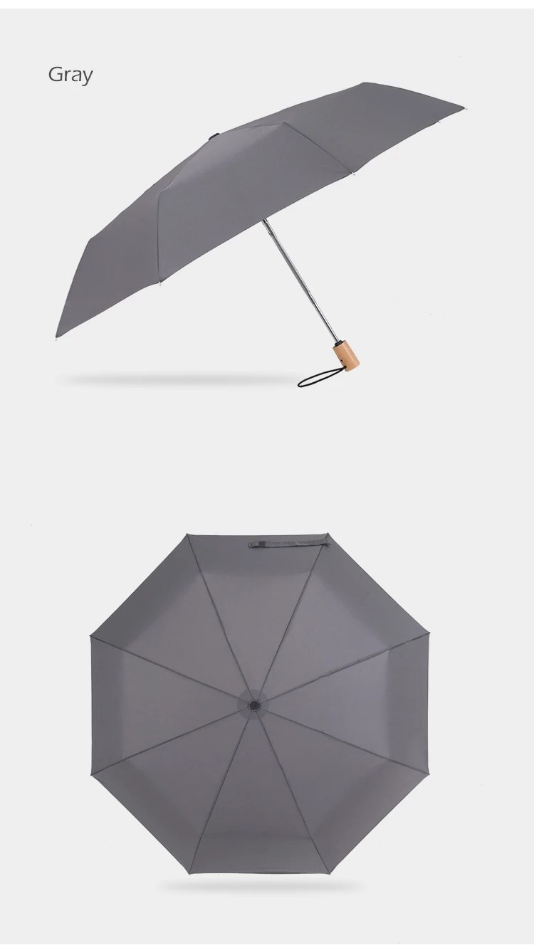 Автоматический зонт в японском стиле с кленовой ручкой ветроустойчивый складной зонт для мужчин и женщин деревянные Зонты Прозрачный Paraguas 8 ребра