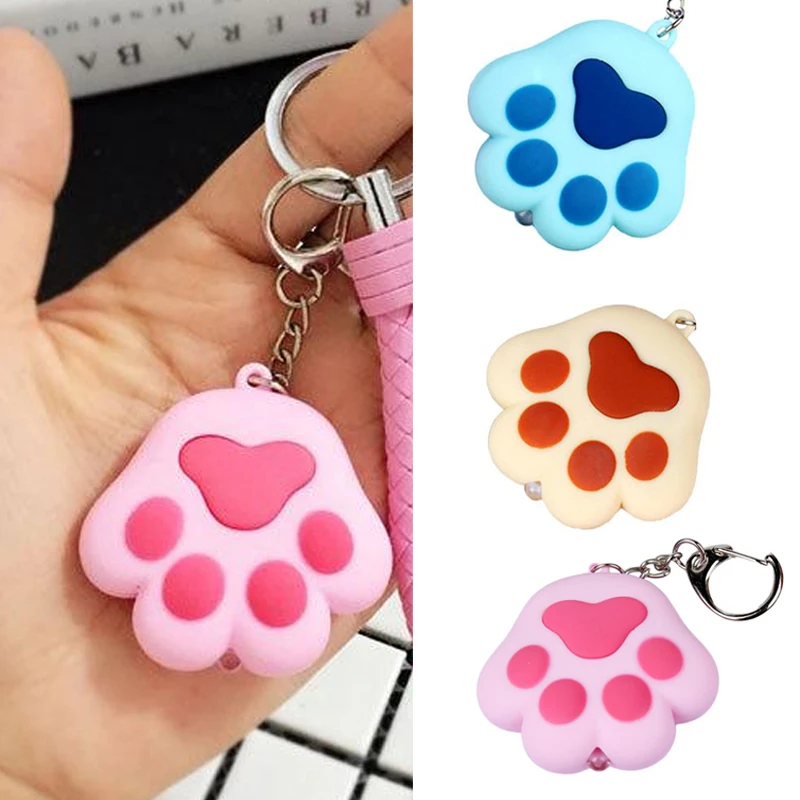 Брелок Kawaii Cat Paw Toy пластиковый брелок милая сумочка подвесное освещение Прямая поставка