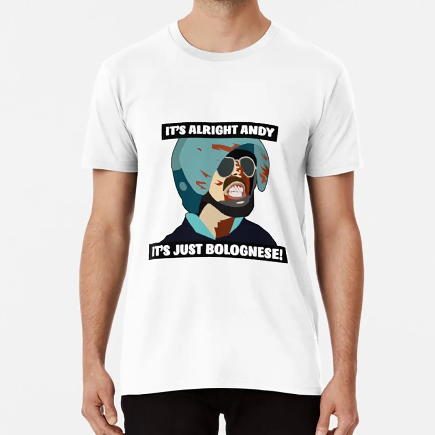 Hot Fuzz-È Solo Bolognese! T Shirt Hot Fuzz Hot Fuzz Citazione Edgar Wright Simon Pegg Nick Frost Hot Fuzz Meme Bolognese