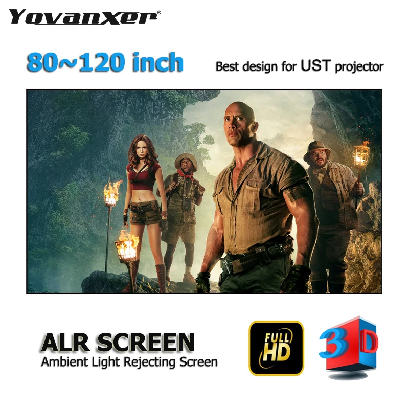  ALR Ambient Light Rejecting Projector Screen 80-120