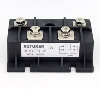 

AOTUKER Bridge Stack MDQ200-16 Single-Phase Rectifier Module