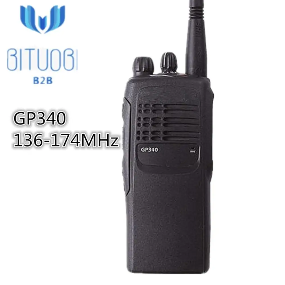 Восстановленное GP340 VHF UHF Betriebsfunk Аналоговое портативное радио 136-174 МГц 403-470 МГц рация с 16 каналами - Цвет: 136-174MHz